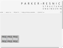 Tablet Screenshot of parkerresnick.com